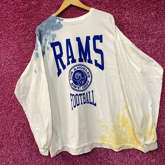 NFL Franchise NFC West Los Angeles Rams Tie-Dye Long Sleeve XXL - Picture 3 of 4